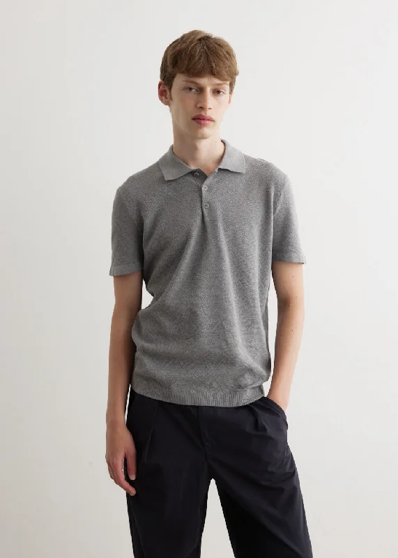 Men's Shirts with Patchwork SleevesDeclan Polo