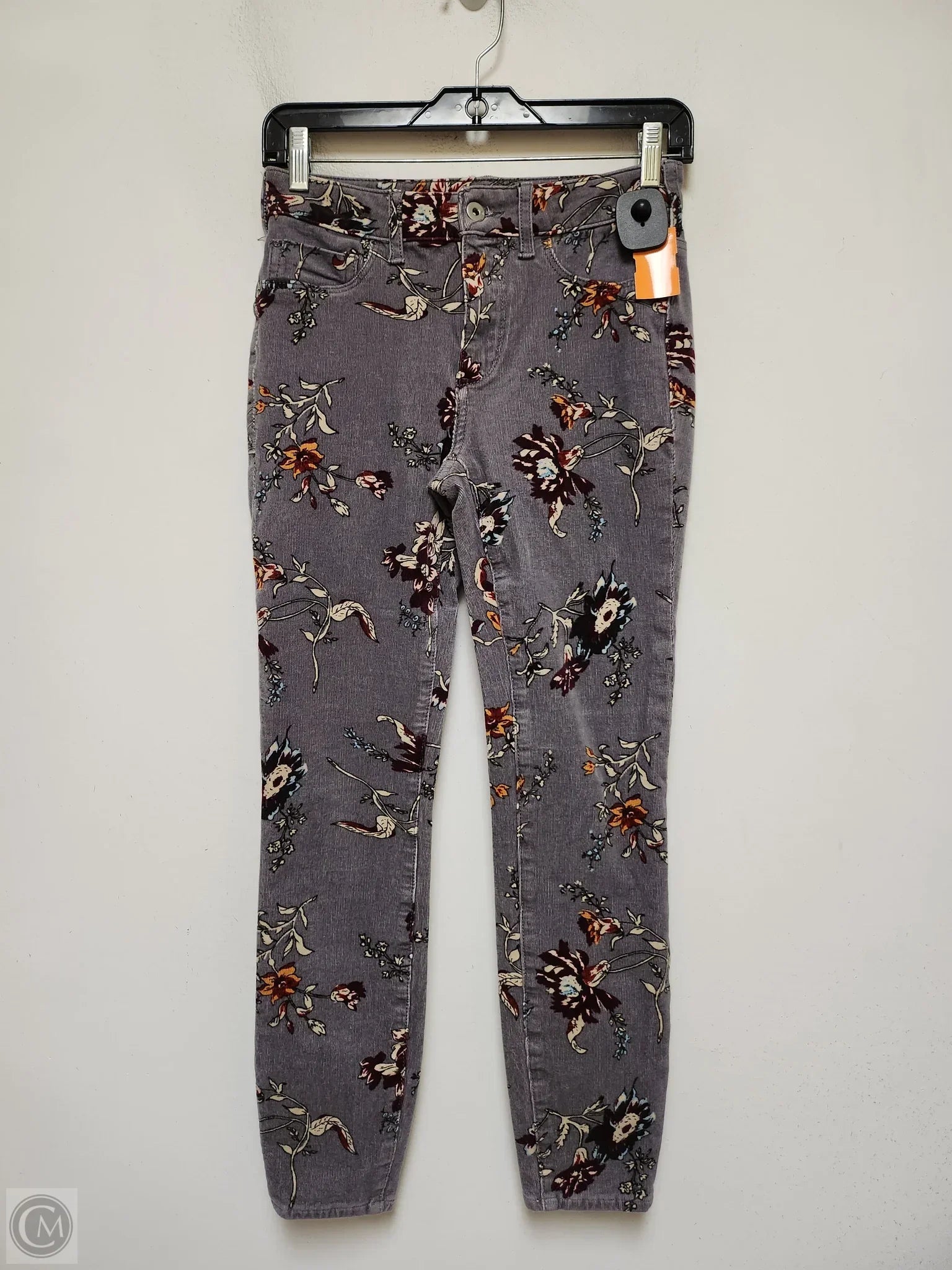 Dark Indigo Men's JeansJeans Skinny By Pilcro In Floral Print, Size: 4