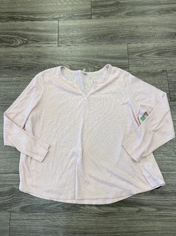 High-Quality Men's French Terry HoodiesPink Sweatshirt Crewneck Cato, Size 26