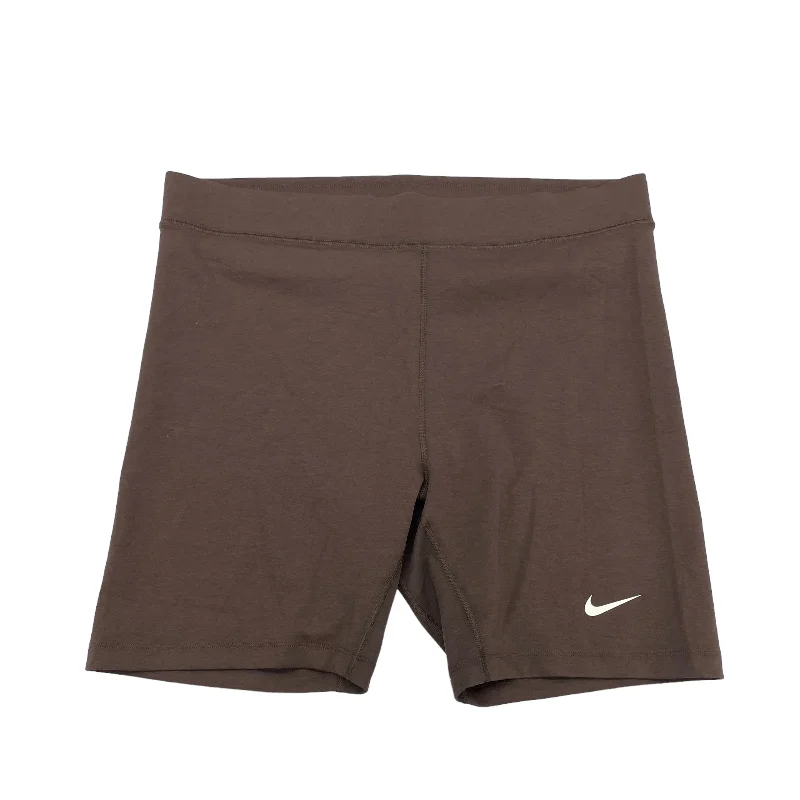 Casual and Comfortable Men's Drawstring Loungewear ShortsBROWN ATHLETIC SHORTS by NIKE APPAREL Size:1X Casual and Comfortable Men's Drawstring Loungewear ShortsBROWN ATHLETIC SHORTS by NIKE APPAREL Size:1X