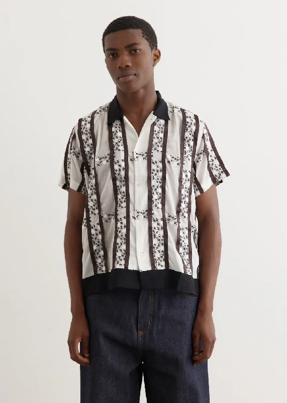 Men's Shirts with Embellished CollarsLattice Sprig Shirt