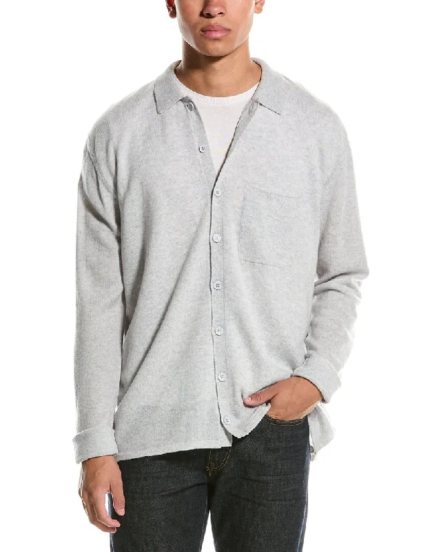 Men's Sweaters with A-Line ShapesBrodie Cashmere Wool & Cashmere-Blend Jamie Shirt Jacket Men's Sweaters with A-Line ShapesBrodie Cashmere Wool & Cashmere-Blend Jamie Shirt Jacket