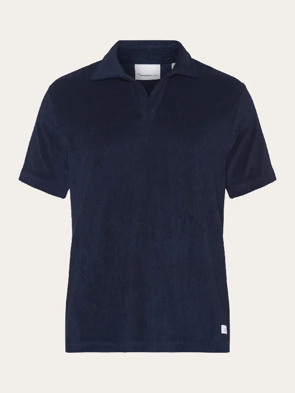 Men's Shirts with Roll-Up SleevesTerry polo - Night Sky