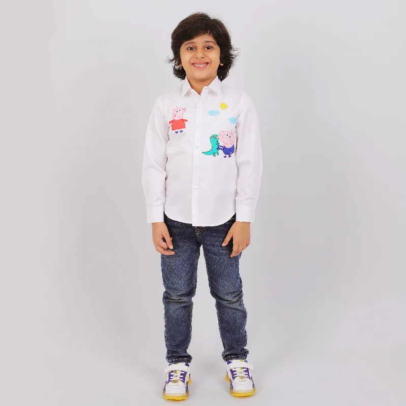 Men's Affordable Shirts for Budget-Friendly StylePre-Order - PEPPA PIG SHIRT For Boys Men's Affordable Shirts for Budget-Friendly StylePre-Order - PEPPA PIG SHIRT For Boys