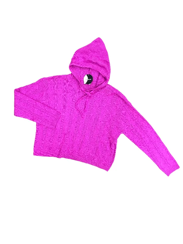 Cool Men's Graphic HoodiesSweatshirt Hoodie By Clothes Mentor In Pink, Size: L