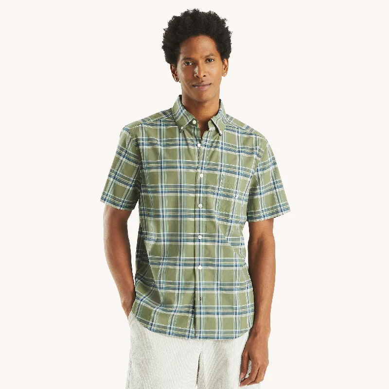 Men's Moisture-Wicking Shirts for All-Day ComfortNautica Mens Plaid Short-Sleeve Shirt Men's Moisture-Wicking Shirts for All-Day ComfortNautica Mens Plaid Short-Sleeve Shirt
