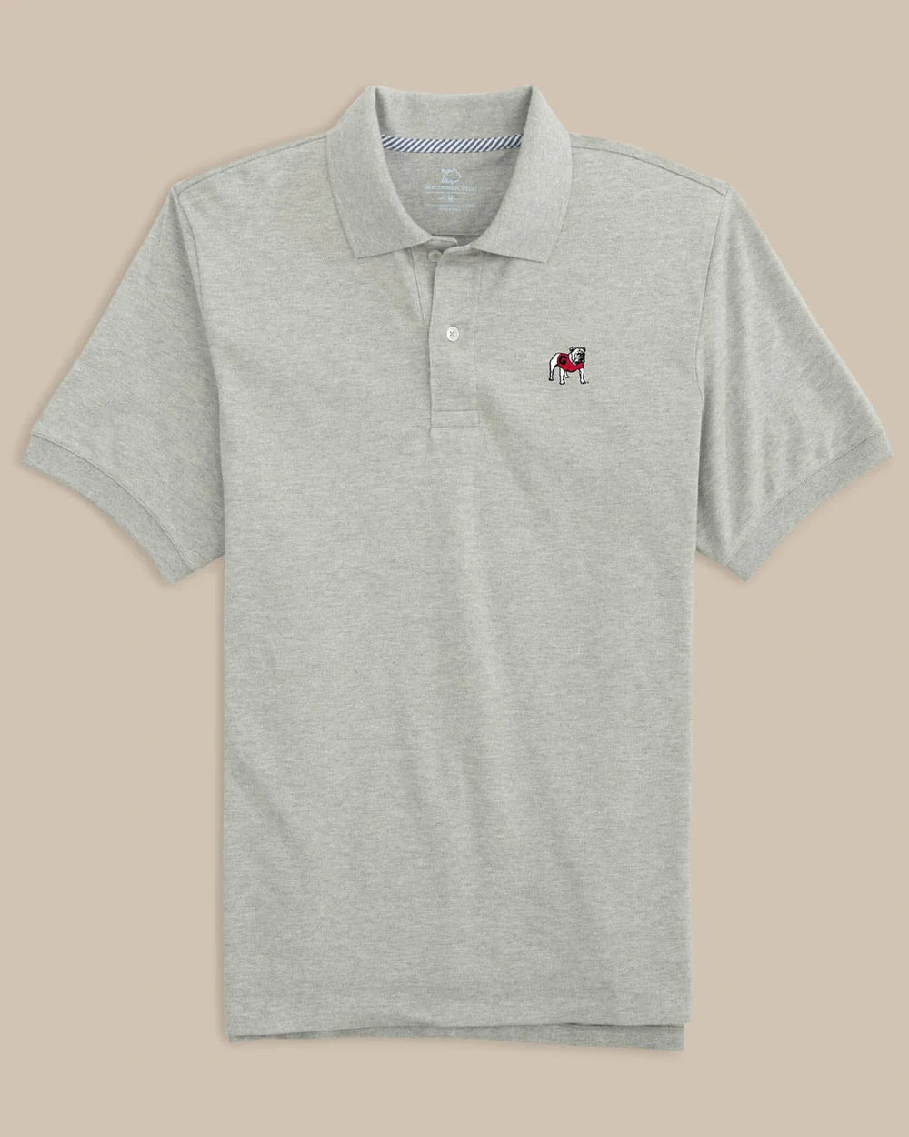 Men's Shirts with Single-Breasted DesignsSouthern Tide Georgia Bulldogs Skipjack Polo Shirt