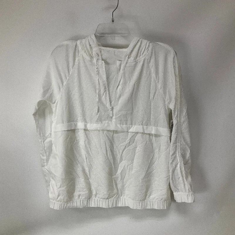 Men's Hoodies with Secret CompartmentsAthletic Sweatshirt Hoodie By Lululemon In White, Size: 8