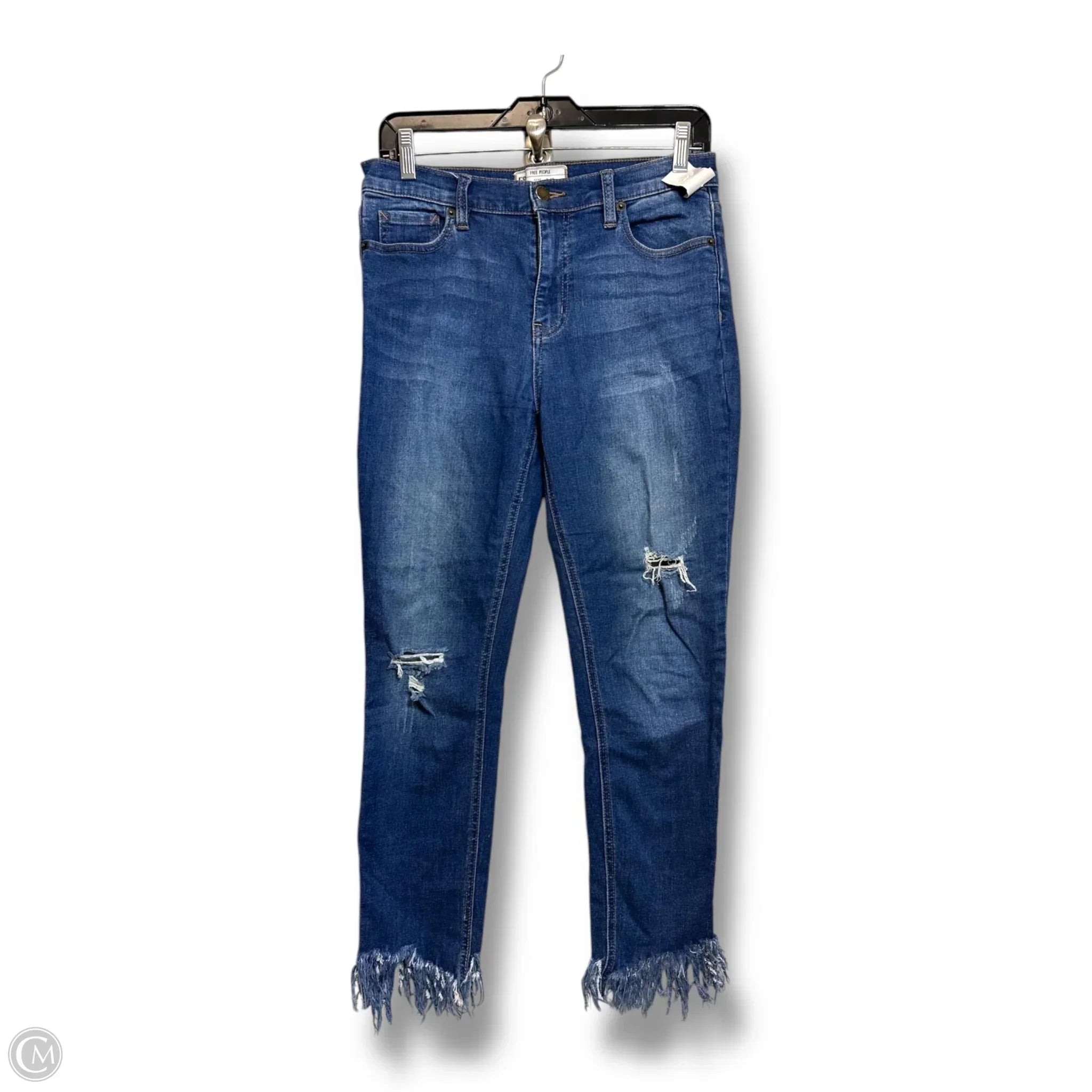Trendy Men's JeansJeans Straight By Free People In Blue Denim, Size: 4
