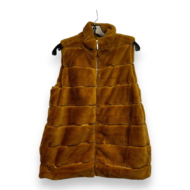Men's Coats for Winter SportsVest Other By Crown And Ivy In Tan, Size: M