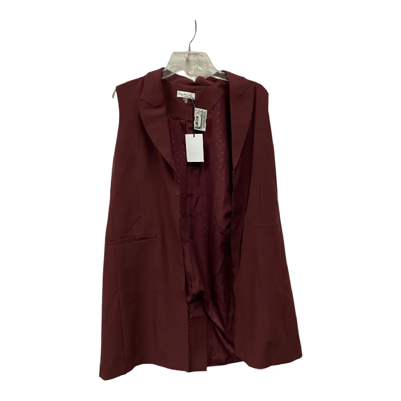 Men's Coats for Everyday WearVest Other By Micaela In Red, Size:Xlp
