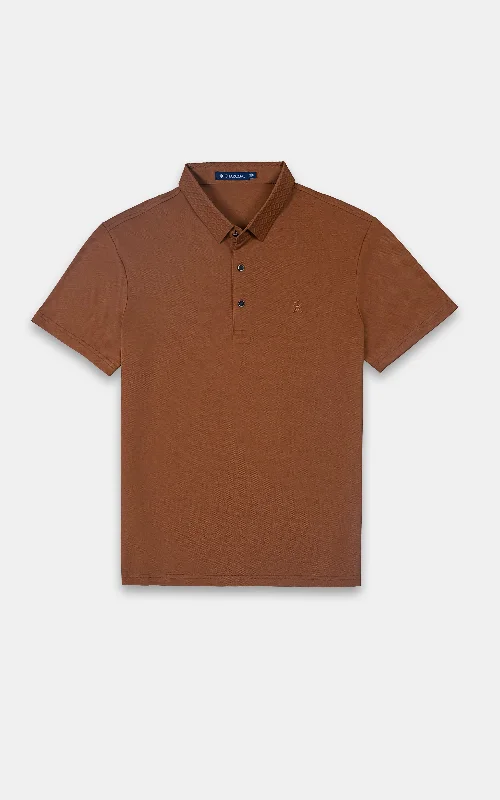 Comfortable Men's Polo ShirtsEXECUTIVE POLO CAMEL