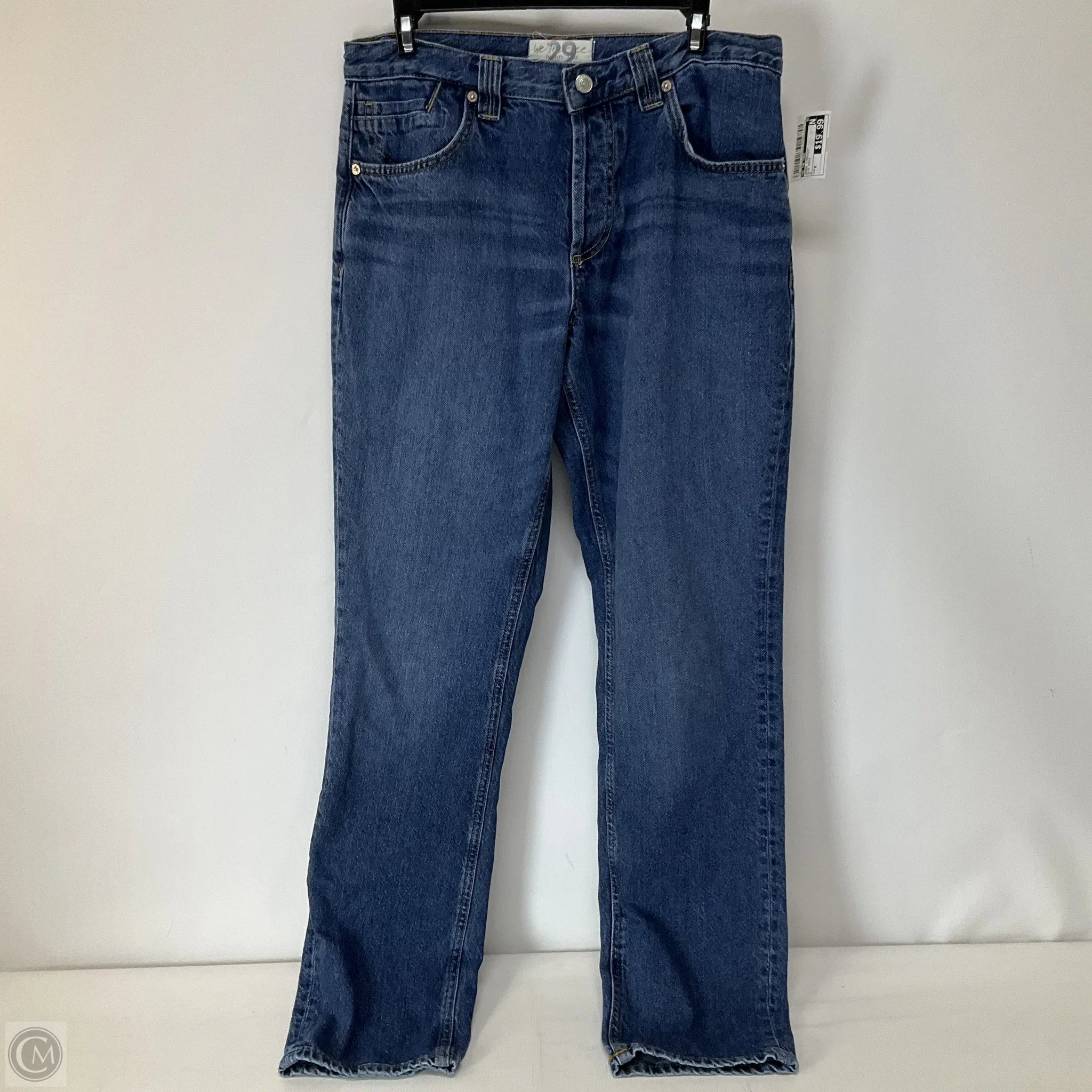 Men's Jeans with Elastic WaistbandsJeans Straight By We The Free In Blue Denim, Size: 8 Men's Jeans with Elastic WaistbandsJeans Straight By We The Free In Blue Denim, Size: 8