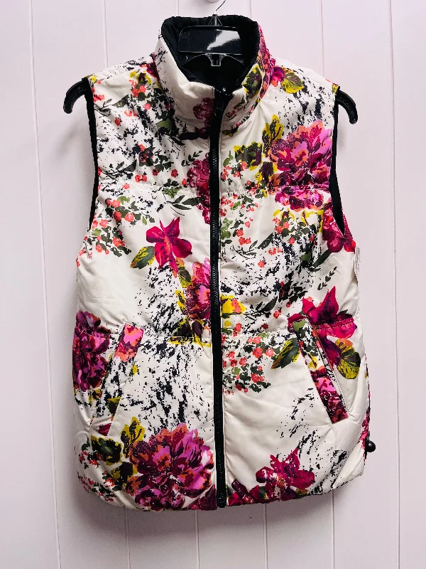 Men's Coats with Velcro ClosuresVest Puffer & Quilted By Cmc In Black & Pink, Size: S Men's Coats with Velcro ClosuresVest Puffer & Quilted By Cmc In Black & Pink, Size: S