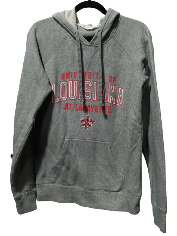 Men's Hoodies with Quilted LiningGrey Sweatshirt Hoodie Clothes Mentor, Size S