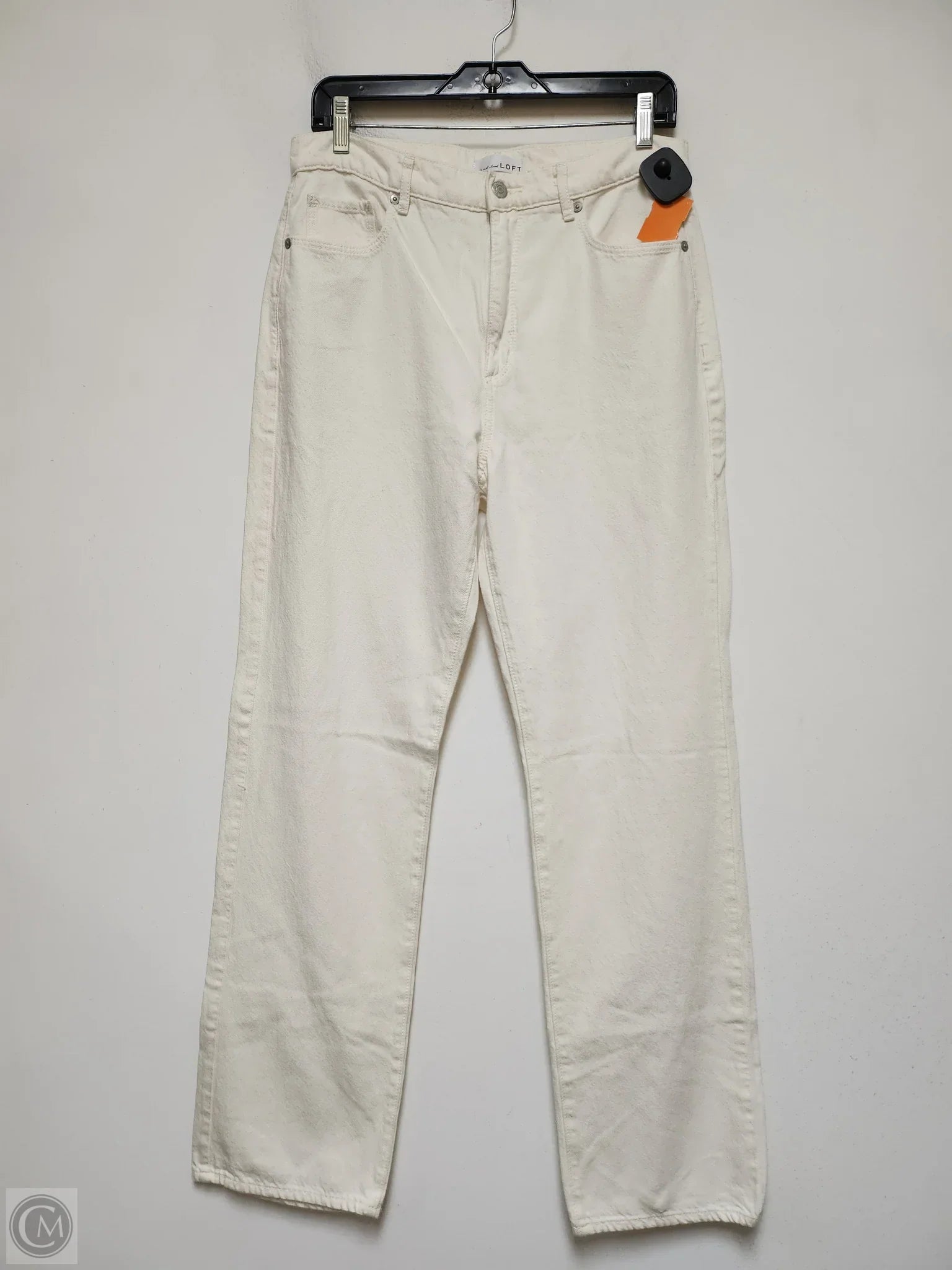 Latest Designer Men's JeansJeans Wide Leg By Loft In Cream Denim, Size: 6