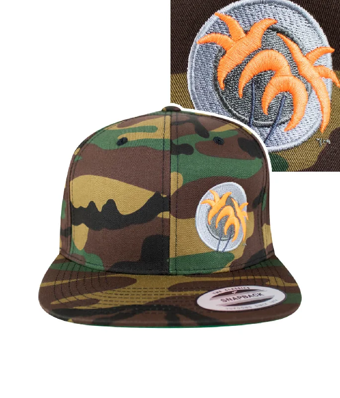 Sun-Protective Fishing Hats"Opening Day" Camoflage Snapback Hat