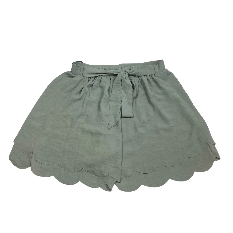 Chino-Inspired Men's Dress and Office ShortsGreen Shorts Oddi, Size 1x
