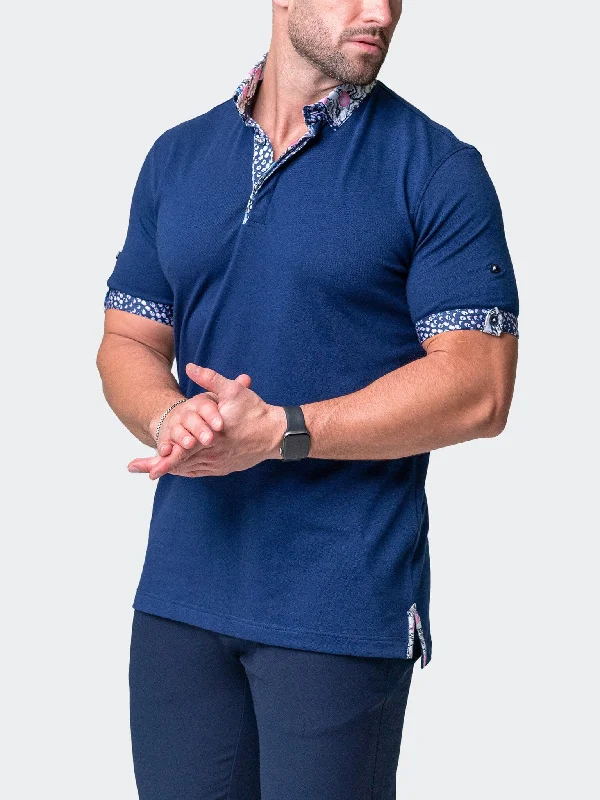 Solid-Colored Men's ShirtsPolo MozartSolidMonkey Blue