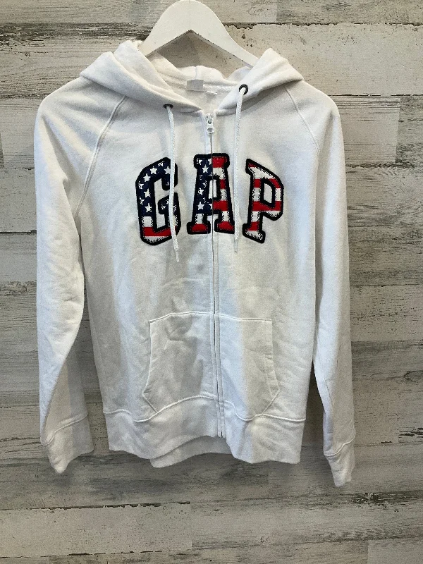 Men's Hoodies for Casual WearSweatshirt Hoodie By Gap In White, Size: M