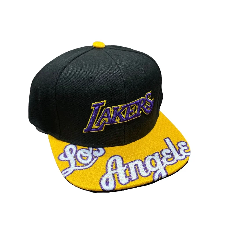 Boys' Snapback CapsMitchell & Ness Nba Los Angeles Lakers Snaphot Snapback (Black/Yellow) Boys' Snapback CapsMitchell & Ness Nba Los Angeles Lakers Snaphot Snapback (Black/Yellow)