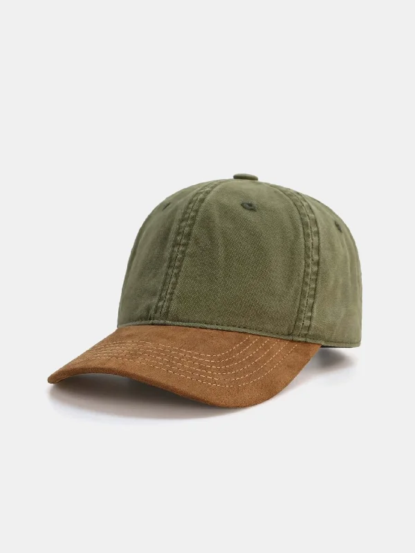 Beach Sun HatsLeisure Faux Suede Baseball Cap