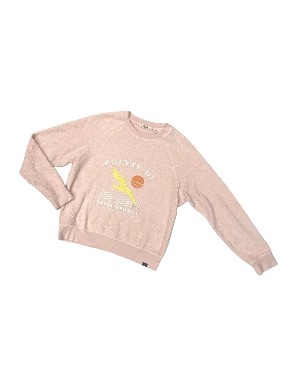 Men's Hoodies for SnowboardingSweatshirt Crewneck By Faherty In Pink & Yellow, Size: S Men's Hoodies for SnowboardingSweatshirt Crewneck By Faherty In Pink & Yellow, Size: S