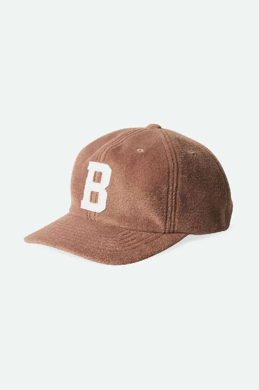 Elegant Derby CapsBig B Adjustable Hat - Oatmeal Polar Fleece