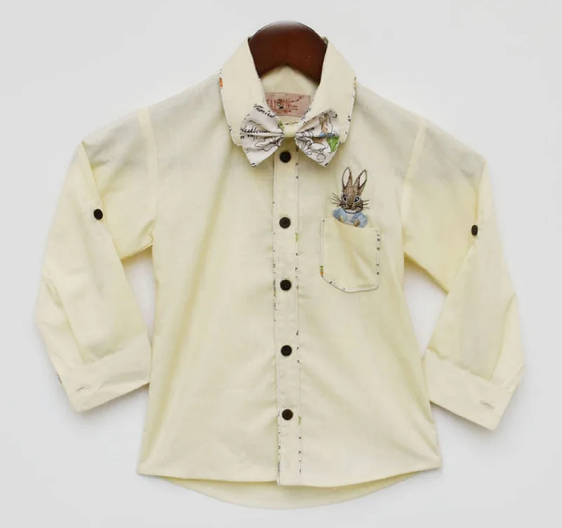 Men's Wingtip-Collar Shirts for a Classic TouchPre-Order: Lemon Yellow Shirt