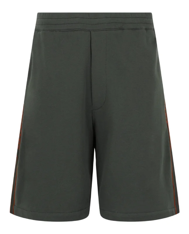 Skinny Men's Fit Casual ShortsLogo Tape Shorts