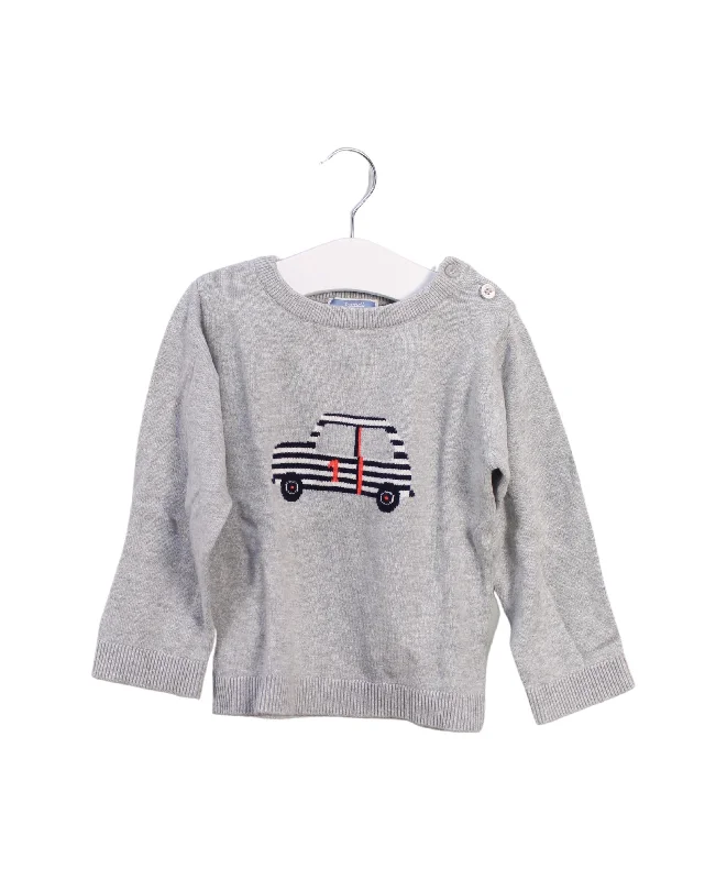Fashionable Men's Crew-Neck SweatersJacadi Knit Sweater 2T