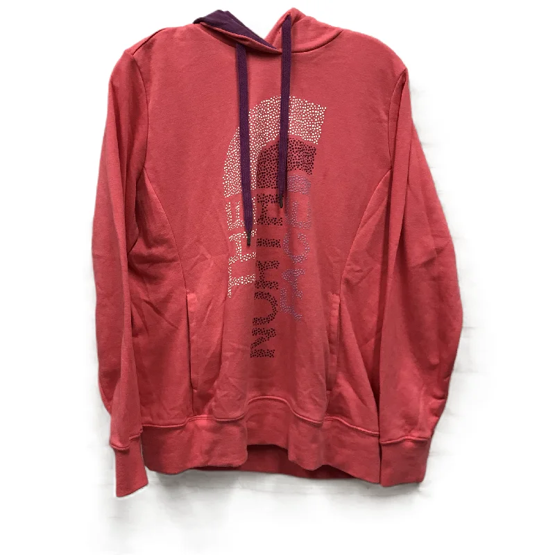 Essential Men's Sports HoodiesAthletic Sweatshirt Hoodie By The North Face In Pink, Size: L Essential Men's Sports HoodiesAthletic Sweatshirt Hoodie By The North Face In Pink, Size: L