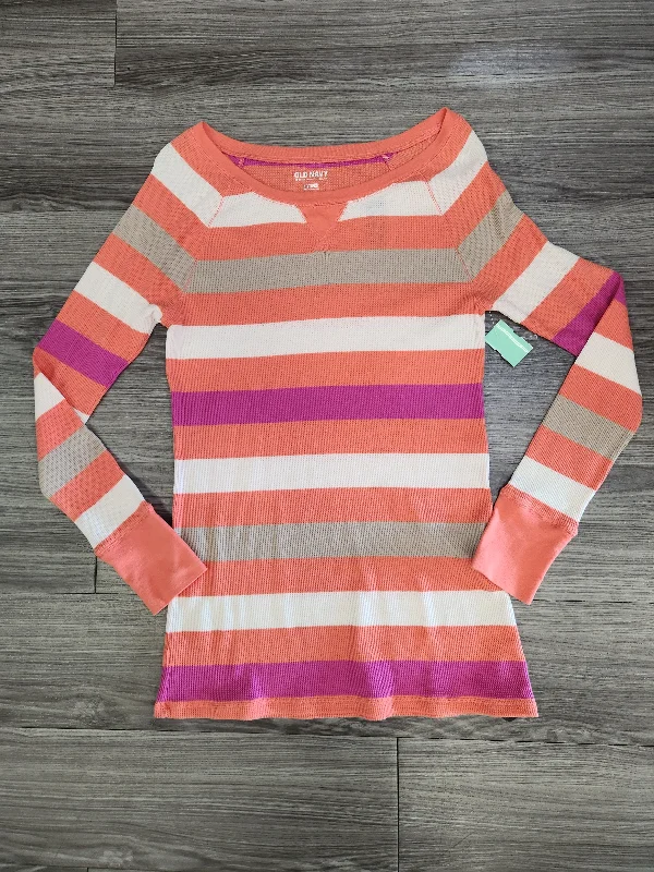 Men's Hoodies with Reinforced StitchingSweatshirt Crewneck By Old Navy In Striped Pattern, Size: Xl Men's Hoodies with Reinforced StitchingSweatshirt Crewneck By Old Navy In Striped Pattern, Size: Xl