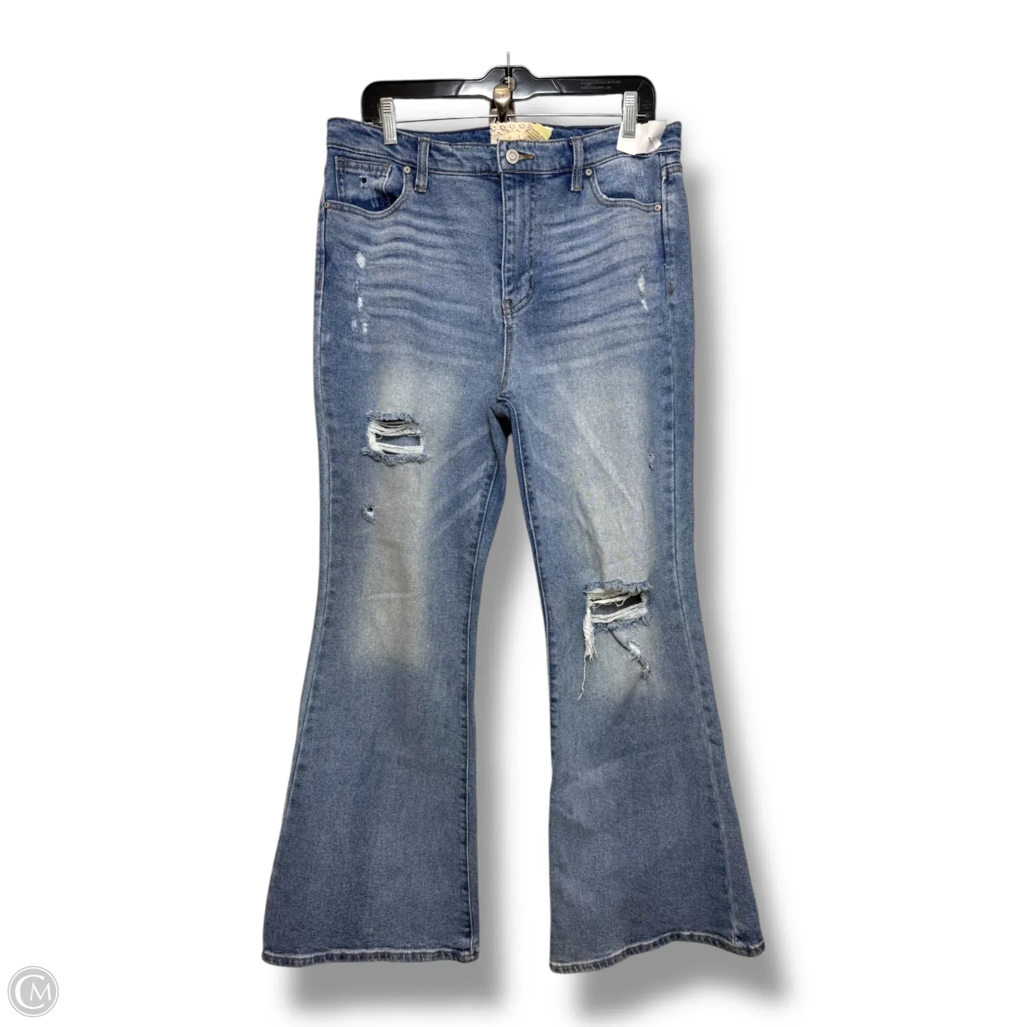 Yoked Back Men's JeansJeans Flared By Altard State In Blue Denim, Size: 30