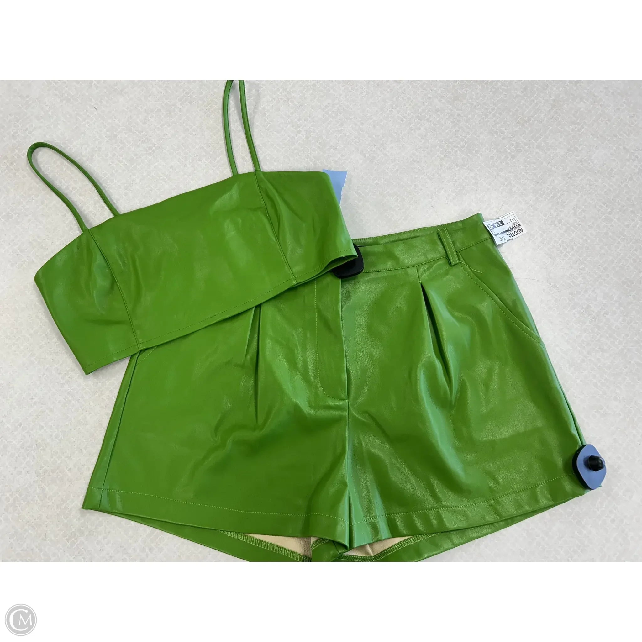 Men's Comfortable and Stretchy Loungewear ShortsShorts Set By Nasty Gal In Green, Size: 8 Men's Comfortable and Stretchy Loungewear ShortsShorts Set By Nasty Gal In Green, Size: 8