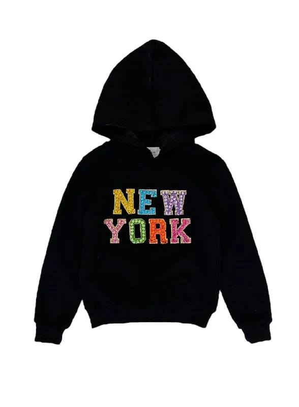 Men's Sweaters with Shawl CollarsCrystal New York Hoodie