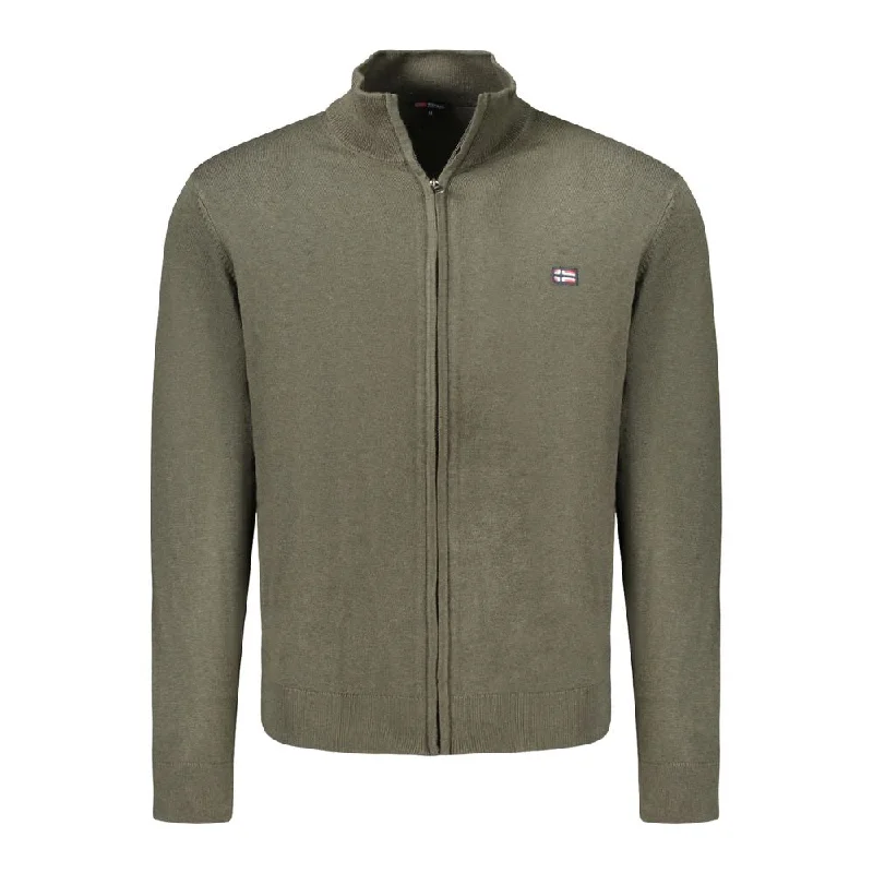 Men's Sweaters with ZippersNorway 1963 Polyester Men's Sweater