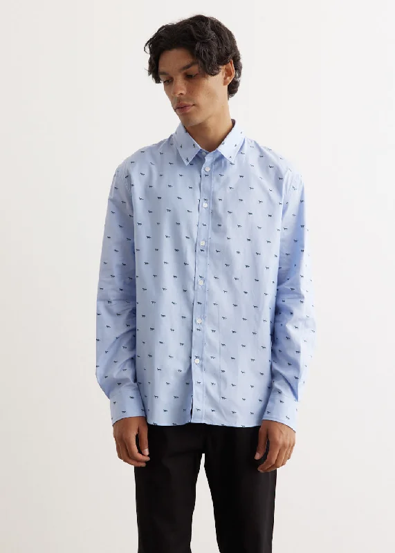 Men's Shirts with Lace-Up HemlinesProfile Fox Casual Shirt