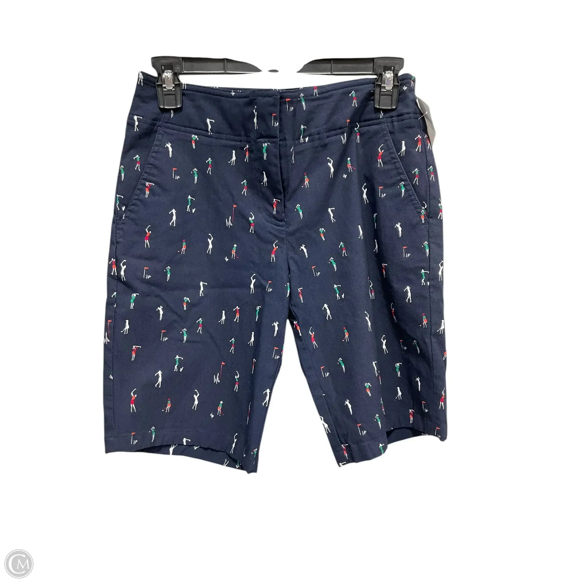 Elegant Men's Dress ShortsShorts By Izod In Navy, Size: 6