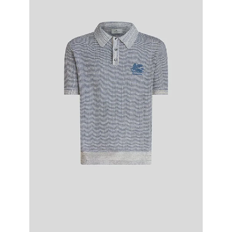 Men's Sweaters for Winter SportsKNITTED POLO SHIRT WITH LOGO