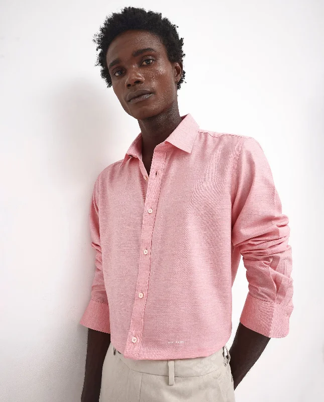 Men's Designer Dress Shirts for High-End FashionRare Rabbit Men's Chapelle Flouroscent Pink Cotton Lyocell Fabric Full Sleeves Regular Fit Plain Shirt Men's Designer Dress Shirts for High-End FashionRare Rabbit Men's Chapelle Flouroscent Pink Cotton Lyocell Fabric Full Sleeves Regular Fit Plain Shirt