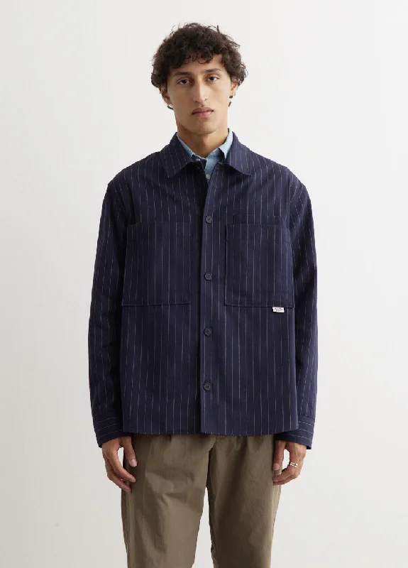 Men's Shirts with Logo EmbossmentsOvershirt