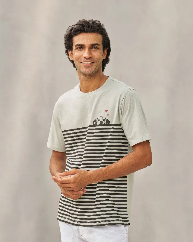 Men's Shirts with Belt AttachmentsHearts for you T-shirt - Grey