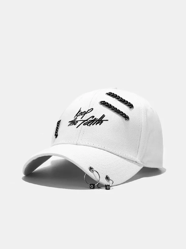 Beach Sun HatsIron Hoop Design Couple Baseball Cap
