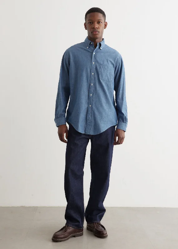 Men's Shirts with Geometric PatternsStandard Button Down Shirt