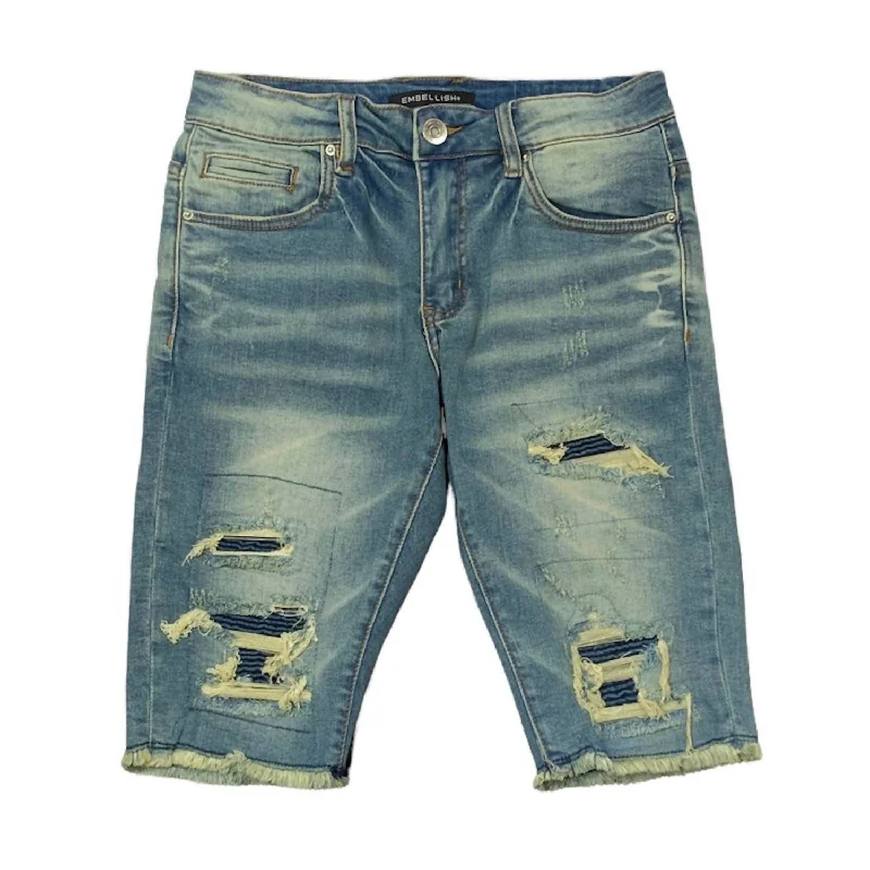 Men's Ripstop Travel ShortsMen's Ringo Shorts In Blue Rinse