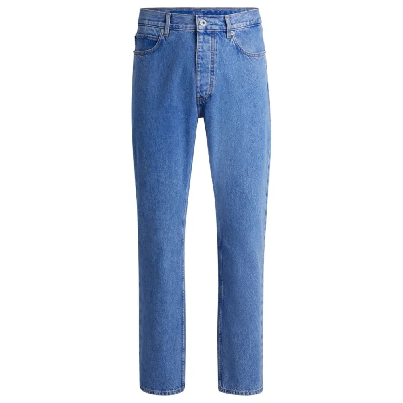 Hipster Skinny Men's JeansRegular-fit jeans in blue stonewashed denim