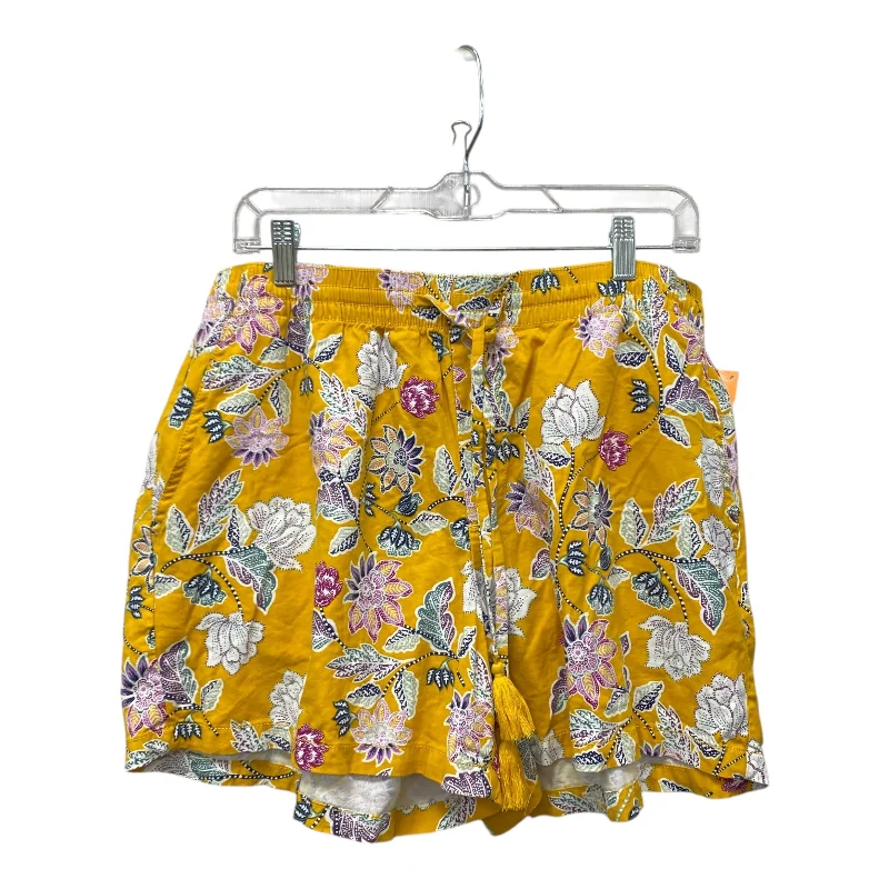 Summer-Appropriate Men's Swim and Beach ShortsShorts By St Johns Bay In Yellow, Size:L