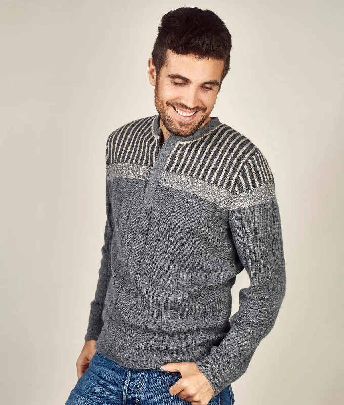 Men's Sweaters with Long SleevesHalf-Zip Decab Sweater