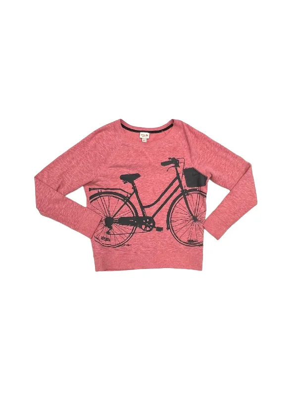 Men's Hoodies for HikingSweatshirt Crewneck By Mossimo In Red, Size: M